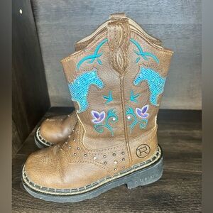 Roper horse glitter girls cowboy boots